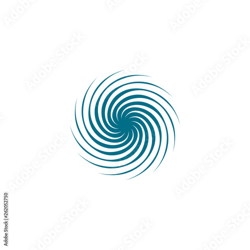 spiral circle water swirl vector design element