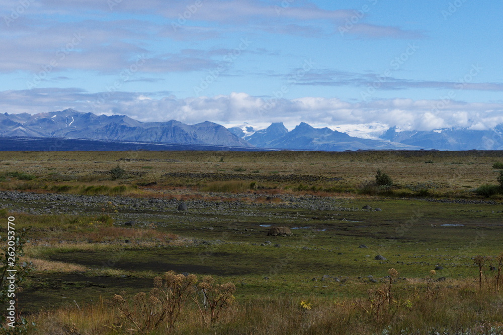 Panorama Vatnajökull National Park in Iceland