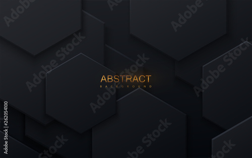Abstract hexagonal background.