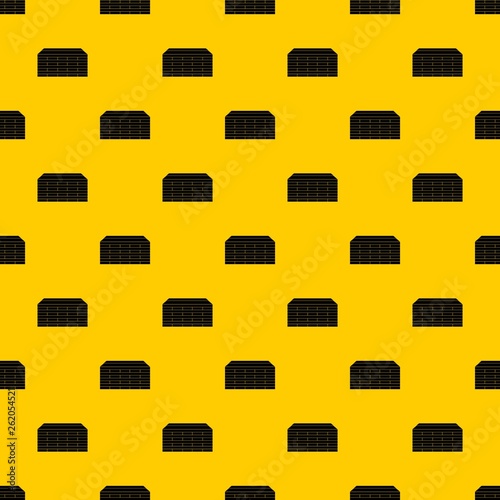 Wooden pallets pattern seamless vector repeat geometric yellow for any design