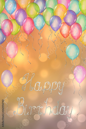 Happy Birthday background. ...