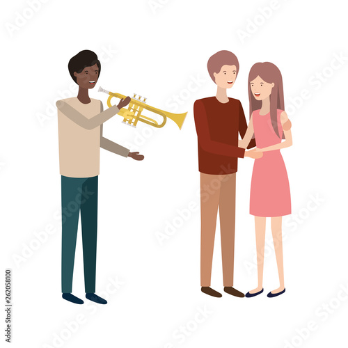 group of people with musical instrument