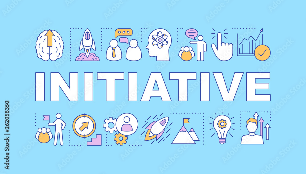 Initiative word concepts banner Initiative word concepts banner