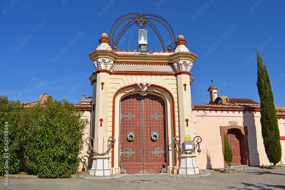 Fototapeta premium Buddhist Temple in El Gerraf Mountain Barcelona