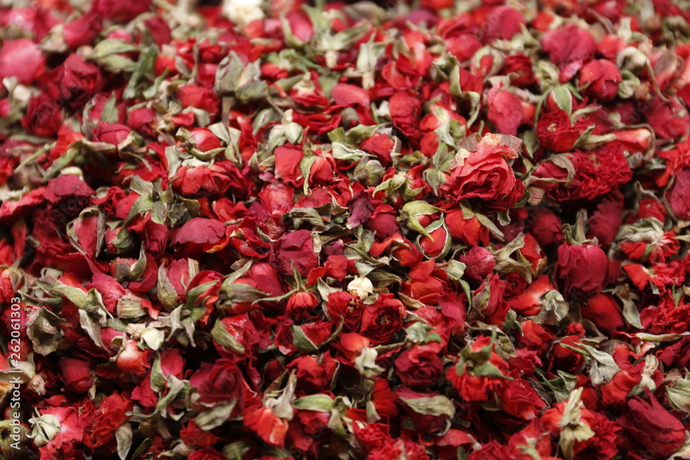 Dried sexy red rose from Egyptian market, Istanbul, Turkey Dried sexy red rose from Egyptian market, Istanbul, Turkey