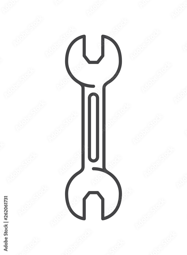 wrench tool isolated icon wrench tool isolated icon