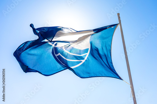 Blue flag beach of Crete