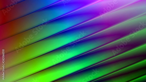 Abstract 16:9 size background with light diagonal shapes. Colorful layers fluid motion design.