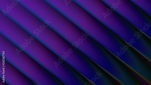 Abstract 16:9 size background with light diagonal shapes. Colorful layers fluid motion design.
