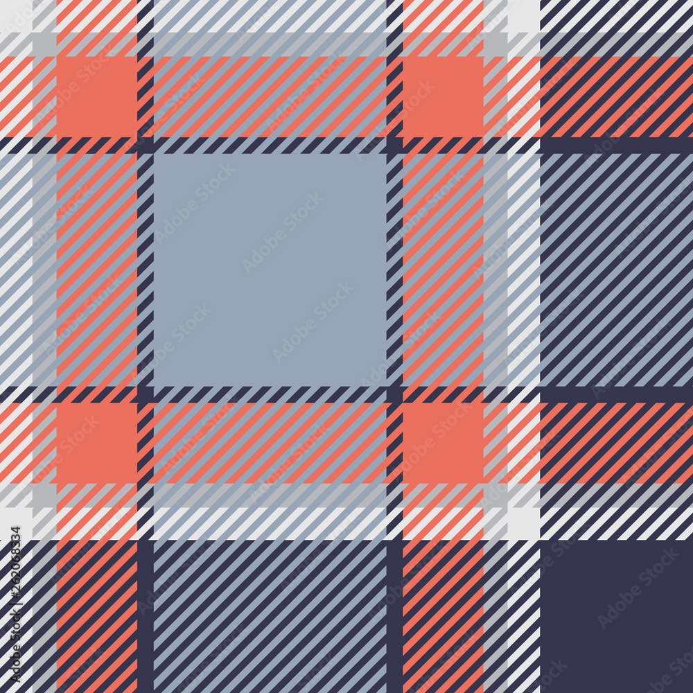 Plaid or tartan vector is background or texture in many color Plaid or tartan vector is background or texture in many color