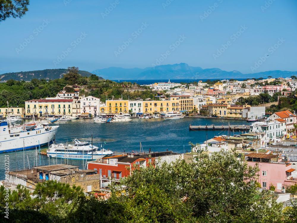 Italy, Campania, Ischia, Forio, View to harbor Italy, Campania, Ischia, Forio, View to harbor