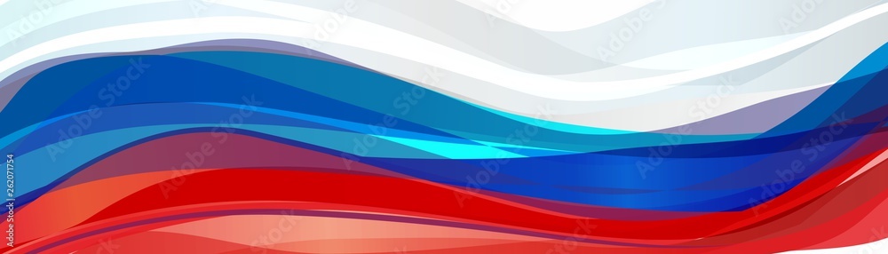Flag Of Russia, Russian Federation. Bright template for festive decoration. Flag Of Russia, Russian Federation. Bright template for festive decoration.