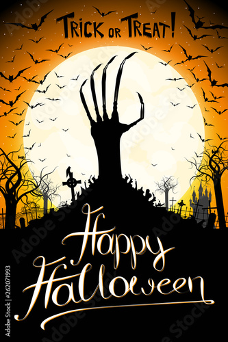 Happy Halloween poster/ banner photo