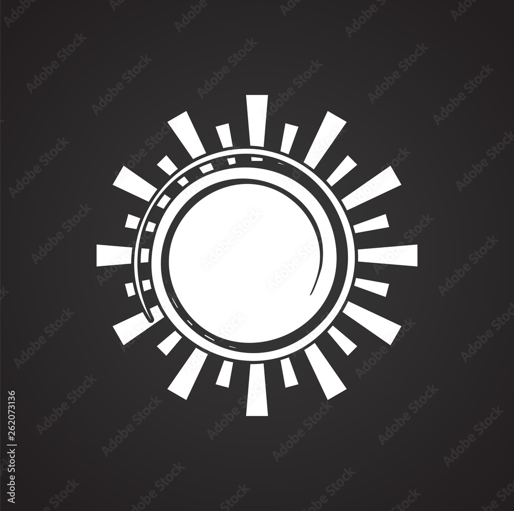 Sun icon on background for graphic and web design. Simple vector sign. Internet concept symbol for website button or mobile app. Sun icon on background for graphic and web design. Simple vector sign. Internet concept symbol for website button or mobile app.