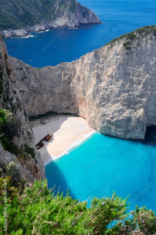 Fototapeta premium Beautiful lanscape of Zakinthos island