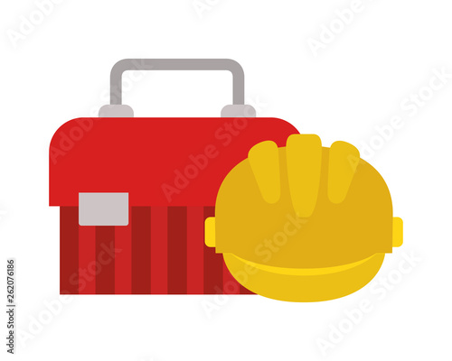 construction tool box isolated icon