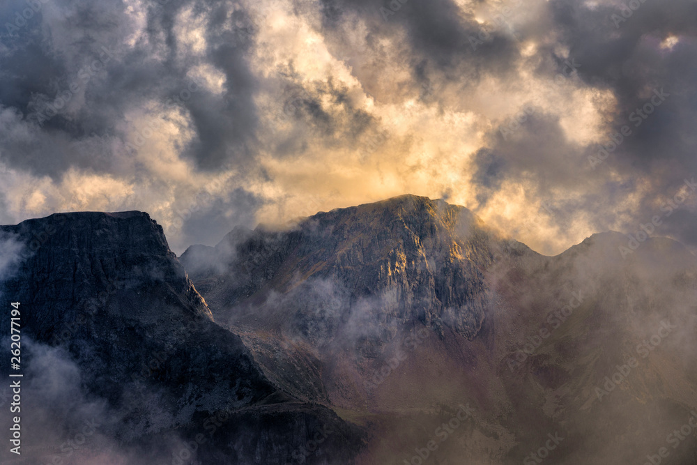Italy, Veneto, Dolomites, Alta Via Bepi Zac, Sunset Italy, Veneto, Dolomites, Alta Via Bepi Zac, Sunset