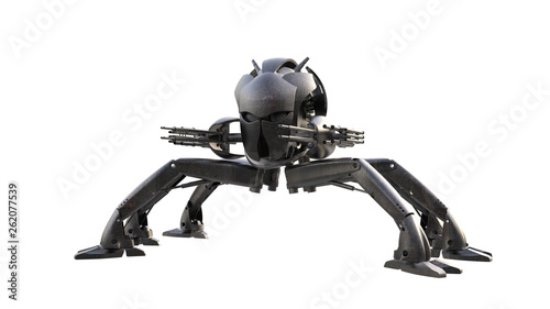 Obraz na plátně scifi military droid
