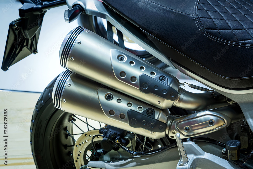 Twin Exhaust Pipes. Twin Exhaust Pipes.