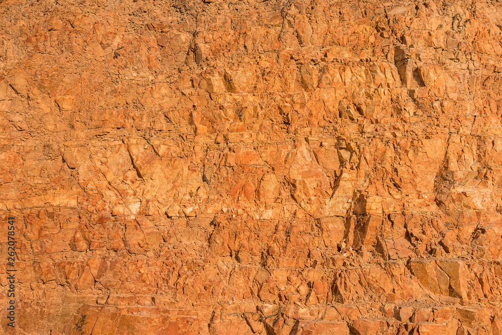 Image of red soil texture.