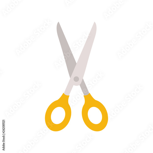 scissors tool isolated icon