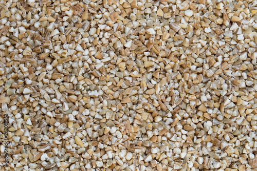raw barley groats healhty food background