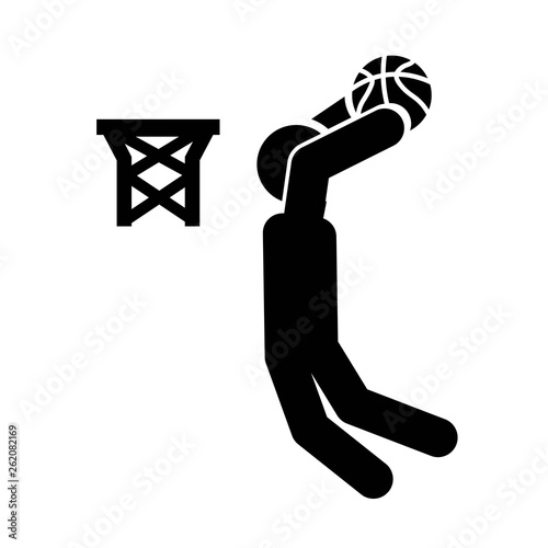 Slam Dunk Icon Vector
