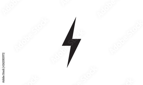 Lightning symbol electicity icon flash sign