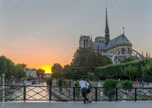Notre Dame de Paris. Paris, France, on August 2, 2018.