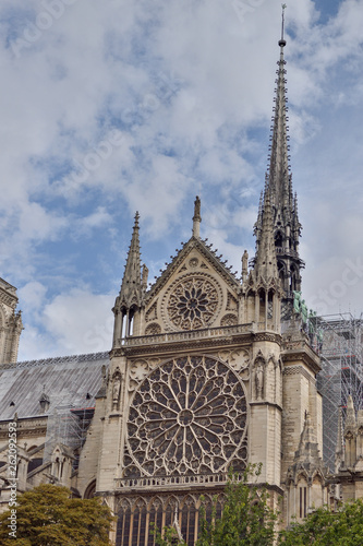 Notre Dame Paris France Fire