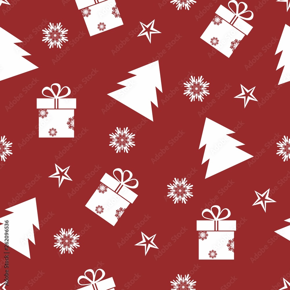 Seamless vector christmas pattern Seamless vector christmas pattern