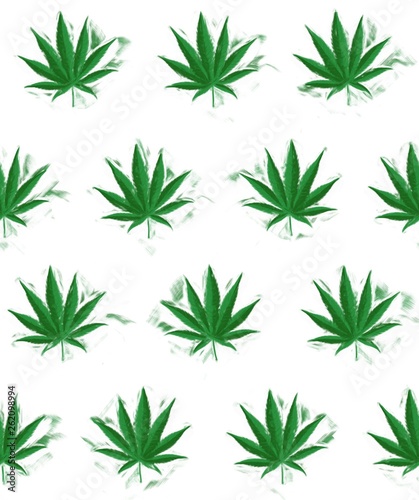 Cannabis Leaves Pattern