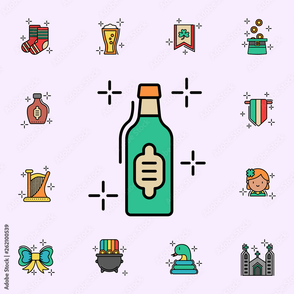 Beer, bottle icon. St.Patricks day icons universal set for web and mobile Beer, bottle icon. St.Patricks day icons universal set for web and mobile