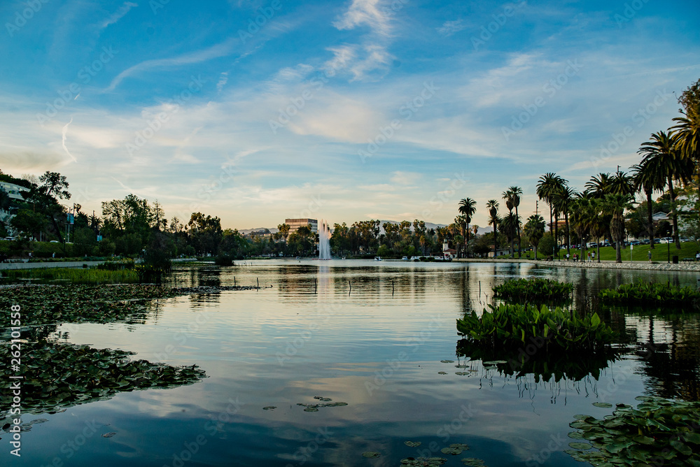 Obraz premium Echo Park at Sunset