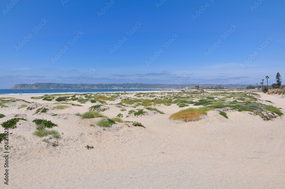 View over Coronado beach, California, San Diego View over Coronado beach, California, San Diego