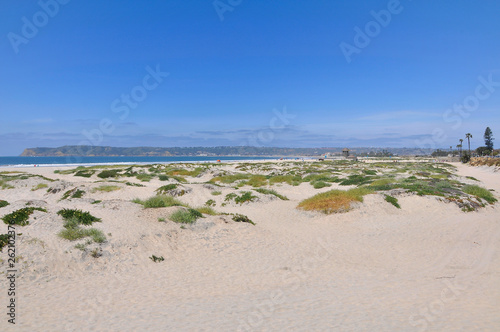 View over Coronado beach, California, San Diego