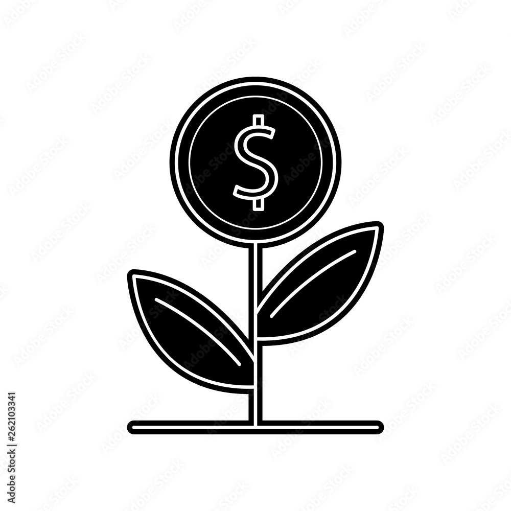 money plant icon. Element of Banking for mobile concept and web apps icon. Glyph, flat icon for website design and development, app development money plant icon. Element of Banking for mobile concept and web apps icon. Glyph, flat icon for website design and development, app development