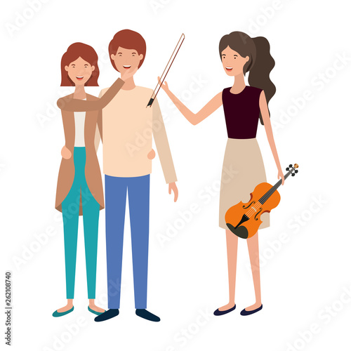 group of people with musical instrument