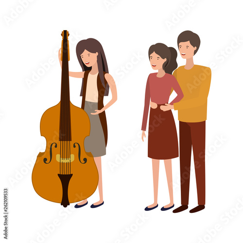 group of people with musical instrument