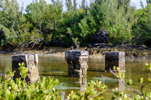 Railway pillars