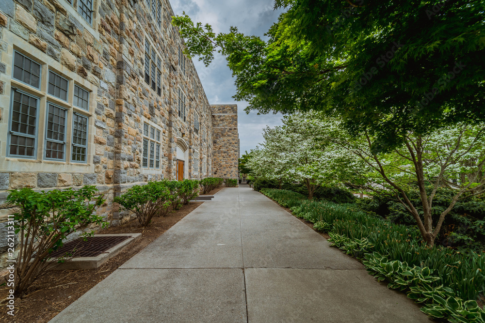 Fototapeta premium Virginia Tech campus in Blacksburg Virginia