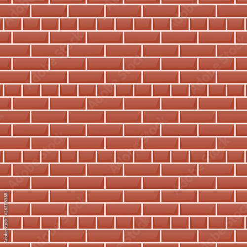 Red brick wall background