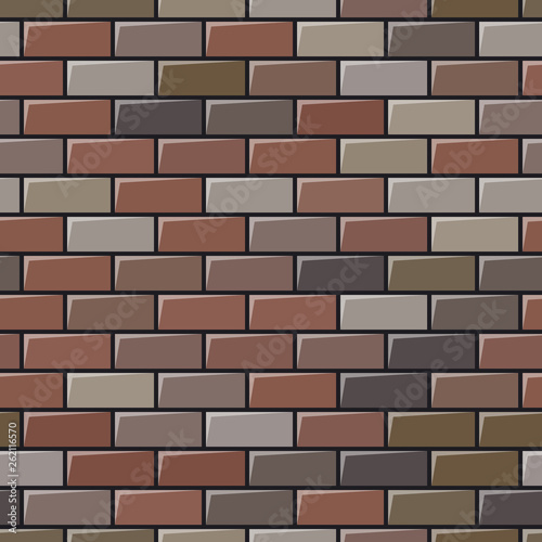 Seamless grey brick wall background