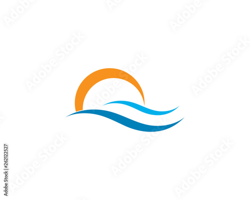 sun Logo Icon Vector illustration design 