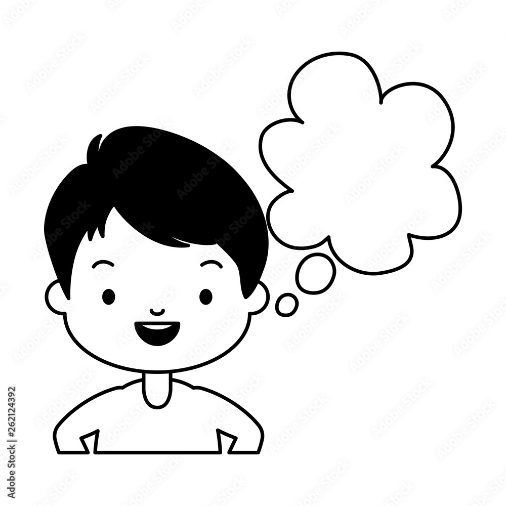 school boy speech bubble school boy speech bubble