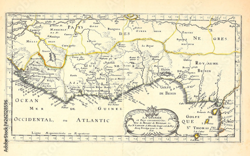 Fototapeta Naklejka Na Ścianę i Meble -  Old map