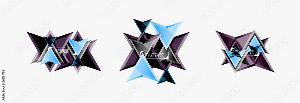 Arrows abstract composition for banner, background or logo Arrows abstract composition for banner, background or logo