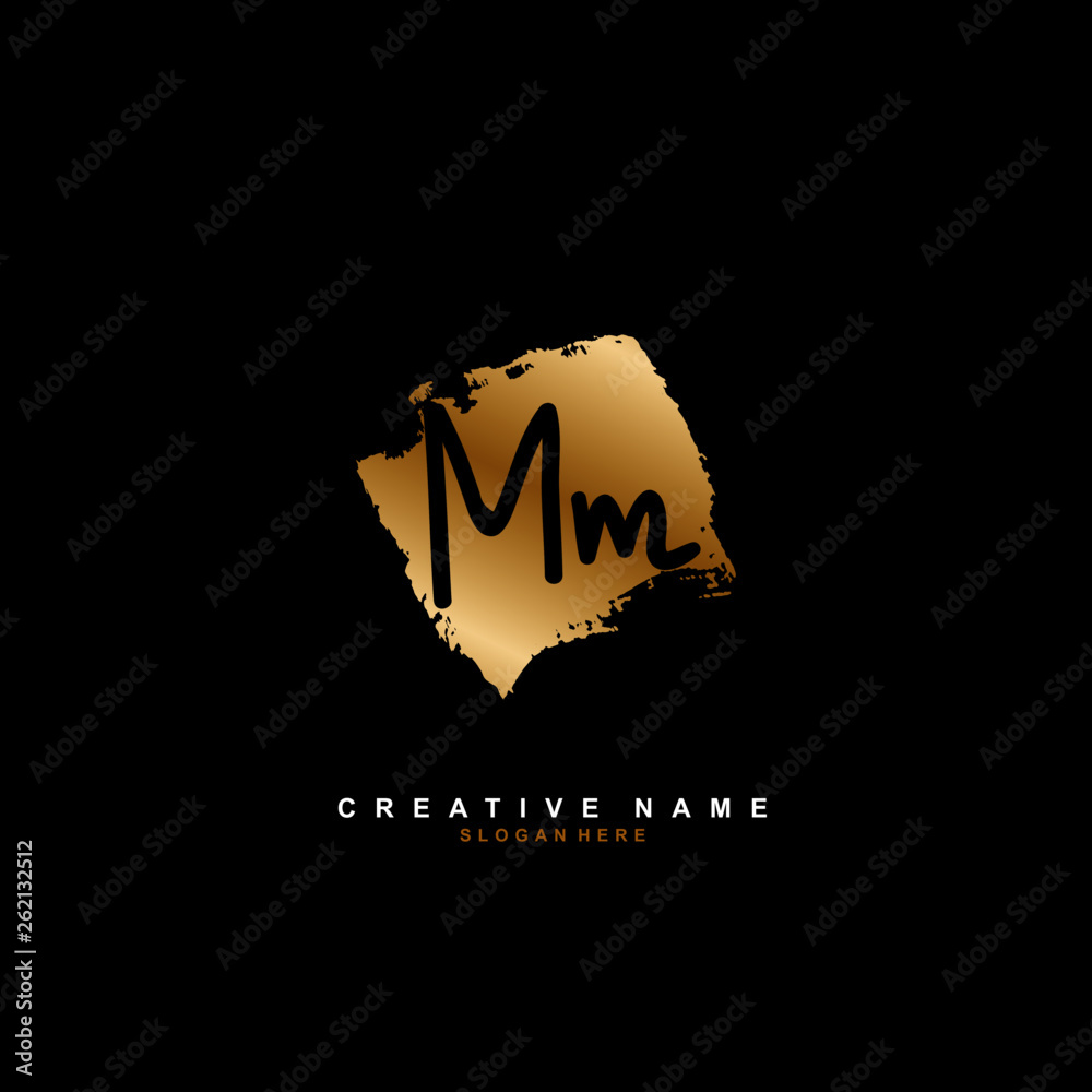 M MM Initial logo template vector M MM Initial logo template vector