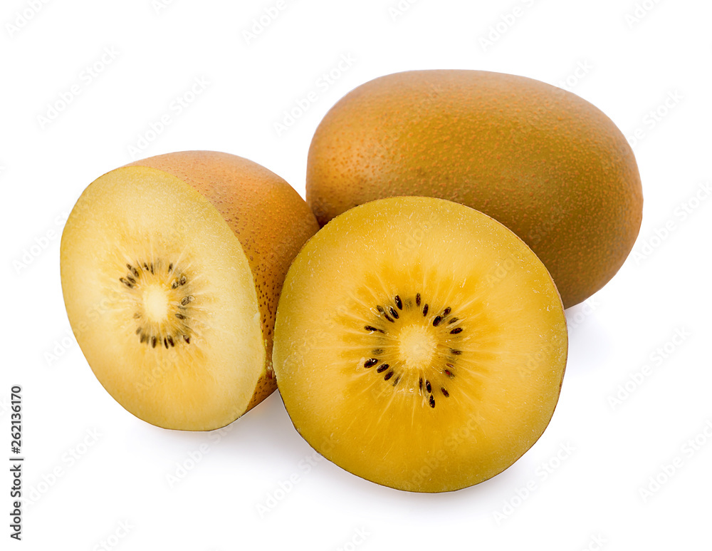 kiwi gold isolated on white background kiwi gold isolated on white background