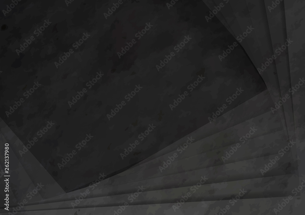 Obraz premium Black 3D concrete modern background